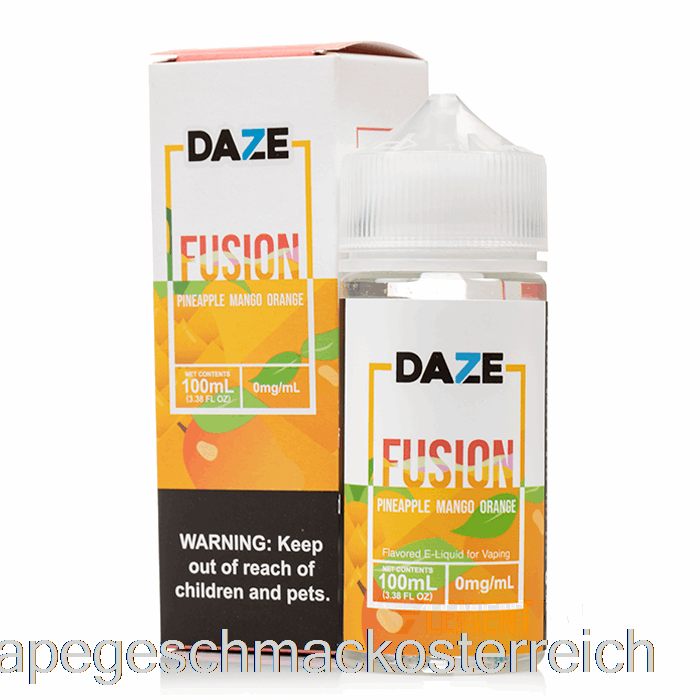 Ananas-Mango-Orange – 7 Daze Fusion – 100 Ml, 3 Mg Vape-Geschmack